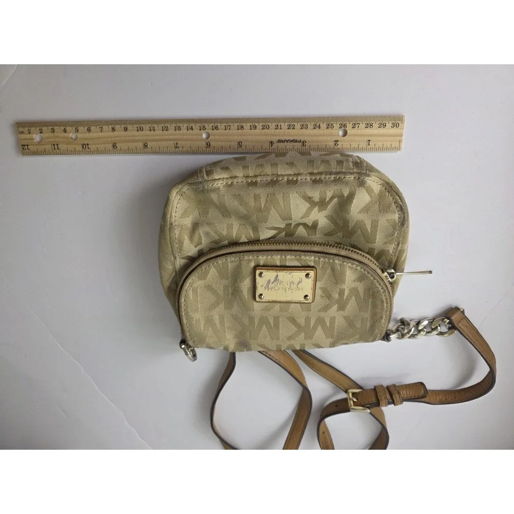MICHAEL KORS Brown, Beige Crossbody Bag - Picture 13 of 14